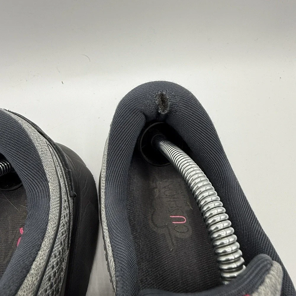 Brooks Trace 2 Gray Pink Running Shoes‎ Sneakers Size Women's 12 *Heal Holes